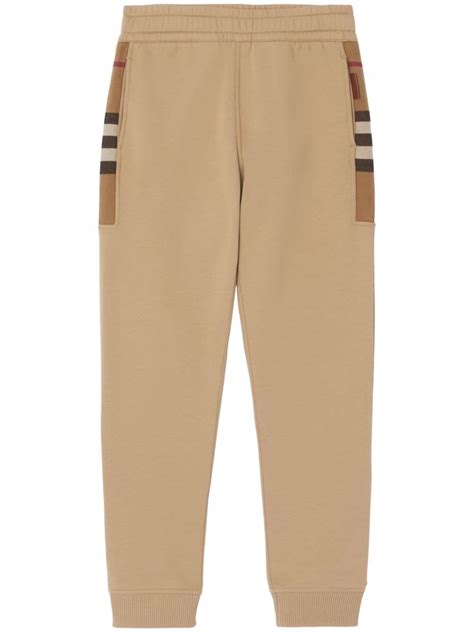 burberry cotton sweatpants|Burberry sweatpants haymarket pocket.